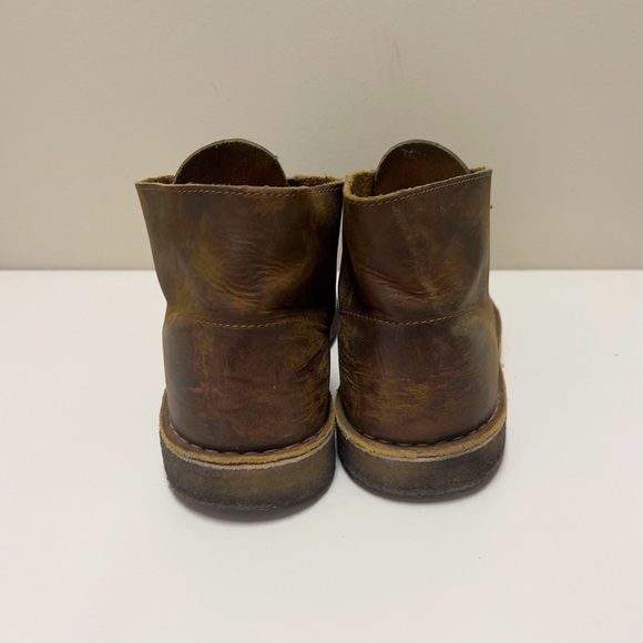 Clark’s Men’s Desert Boots Beeswax Size 13 Brown Crepe Sole - Picture 4 of 9